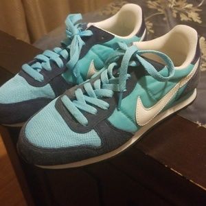 Cute blue women's Nike shoes